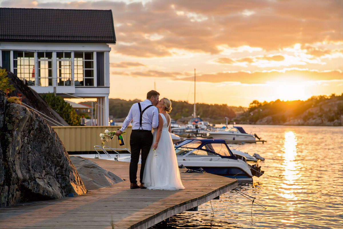 Bryllup på brygga